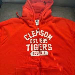 Clemson Full Zip Hoodie 2x